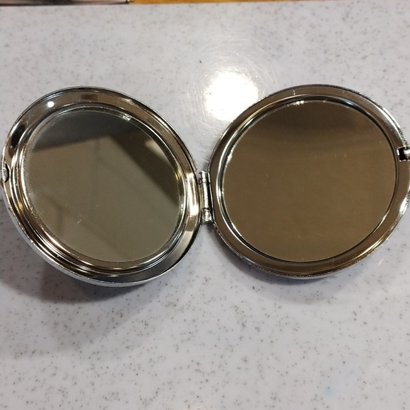 Vintage Thailand Double Mirror Compact Handheld Vanity Lucky Elephant/Floral ❤️ - Picture 4 of 8